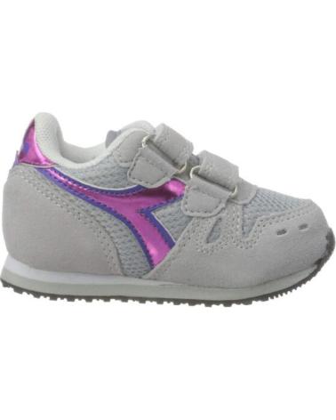 Deportivas de Niña DIADORA SIMPLE RUN TD GIRL 65010 ROSA-GRIS