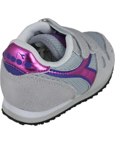 Deportivas de Niña DIADORA SIMPLE RUN TD GIRL 65010 ROSA-GRIS