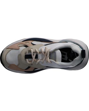 Sapatilhas de Mulher e Homem GEOX T94BUA 04314 T02 C0812 LT BEIGE-WHITE