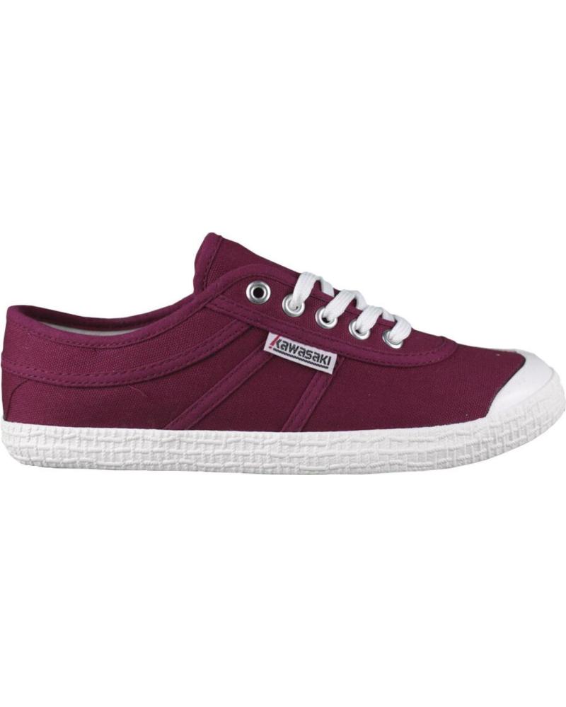 Zapatillas deporte de Mujer y Hombre KAWASAKI ORIGINAL CANVAS SHOE K192495 4055 BEET RED