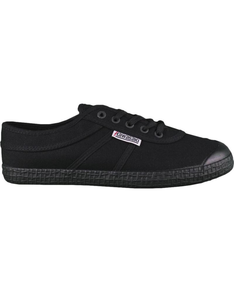 Zapatillas deporte de Mujer y Hombre KAWASAKI ORIGINAL CANVAS SHOE K192495 1001S BLACK SOLID