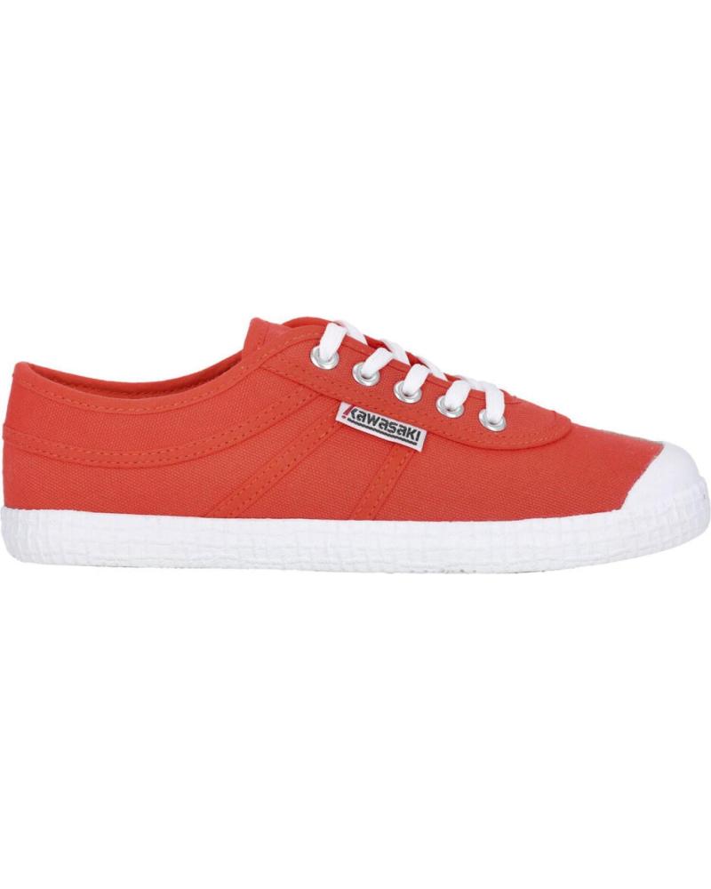 Zapatillas deporte de Mujer y Hombre KAWASAKI ORIGINAL CANVAS SHOE K192495 5030 CHERRY TOMATO