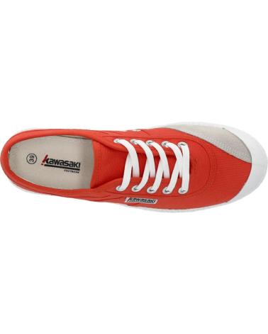 Zapatillas deporte de Mujer y Hombre KAWASAKI ORIGINAL CANVAS SHOE K192495 5030 CHERRY TOMATO