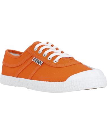 Sportif pour Femme et Homme et Fille et Garçon KAWASAKI ORIGINAL CANVAS SHOE K192495 5003 VIBRANT ORANGE