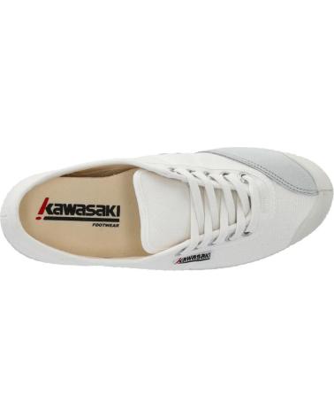 Deportivas de Mujer y Hombre y Niña y Niño KAWASAKI LEGEND CANVAS SHOE K192500 1002 WHITE
