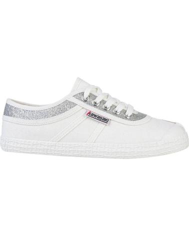 Scarpe sport per Donna e Uomo KAWASAKI GLITTER CANVAS SHOE K194522 8889 SILVER
