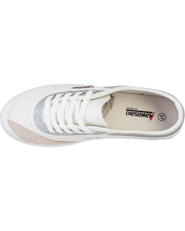 Scarpe sport per Donna e Uomo KAWASAKI GLITTER CANVAS SHOE K194522 8889 SILVER