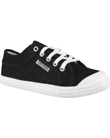 Sportif pour Femme et Homme et Fille et Garçon KAWASAKI TENNIS CANVAS SHOE K202403 1001 BLACK