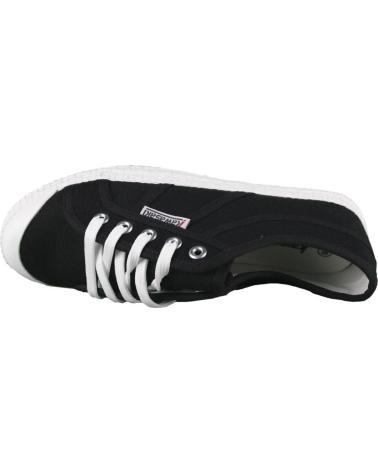 Sportif pour Femme et Homme et Fille et Garçon KAWASAKI TENNIS CANVAS SHOE K202403 1001 BLACK