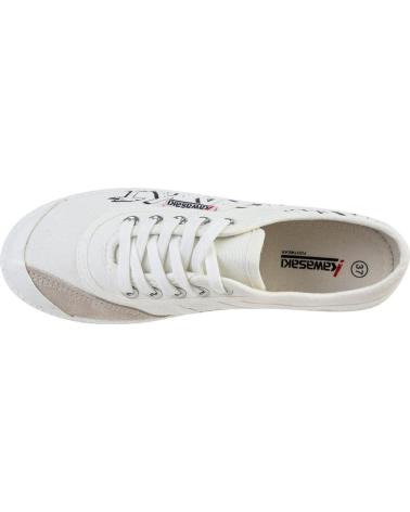 Deportivas de Mujer y Hombre y Niña y Niño KAWASAKI GRAFFITI CANVAS SHOE K202416 1002 WHITE