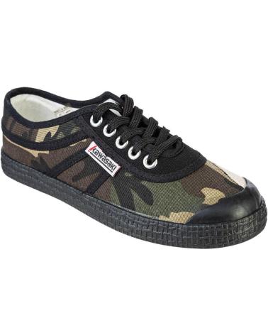 Scarpe sport per Donna e Uomo KAWASAKI CAMO CANVAS SHOE K202417 3038 OLIVE NIGHT