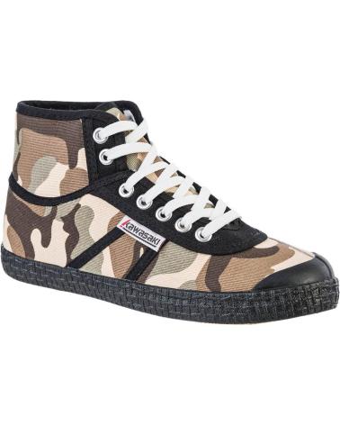 Sapatos Desportivos de Mulher kawasaki CAMO CANVAS BOOT K202418 8885 VARIOUS BROWN 8885 VARIOUS BROWN