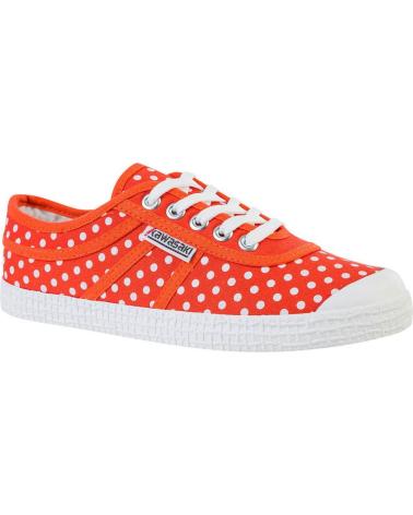 Zapatillas deporte de Mujer y Hombre KAWASAKI POLKA CANVAS SHOE K202421 5030 CHERRY TOMATO