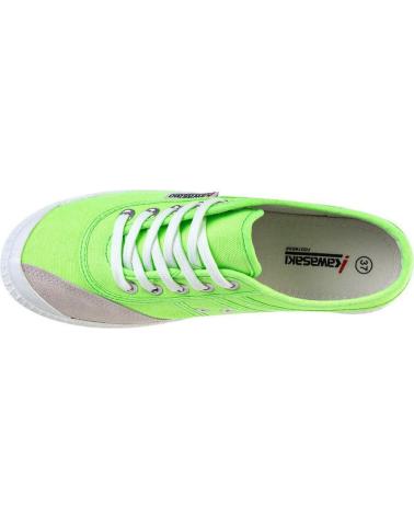 Zapatillas deporte de Mujer y Hombre KAWASAKI ORIGINAL NEON CANVAS SHOE K202428 3002 GREEN GECKO