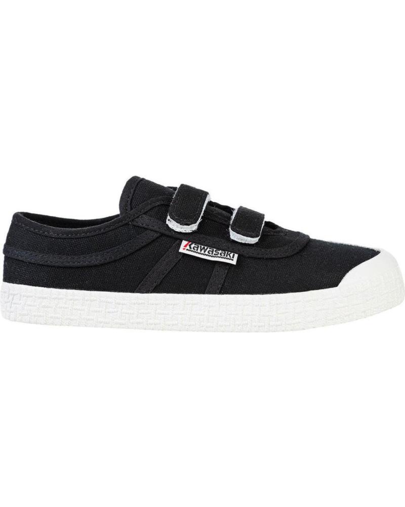 Deportivas de Niña y Niño KAWASAKI ORIGINAL KIDS SHOE W-VELCRO K202432 1001 BLACK