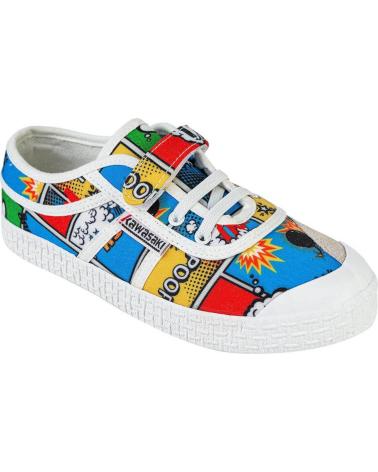 Deportivas de Niña y Niño KAWASAKI CARTOON KIDS SHOE W-ELASTIC K202585 2084 STRONG BLUE