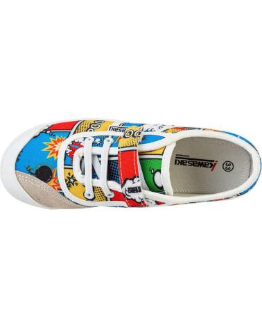 Deportivas de Niña y Niño KAWASAKI CARTOON KIDS SHOE W-ELASTIC K202585 2084 STRONG BLUE