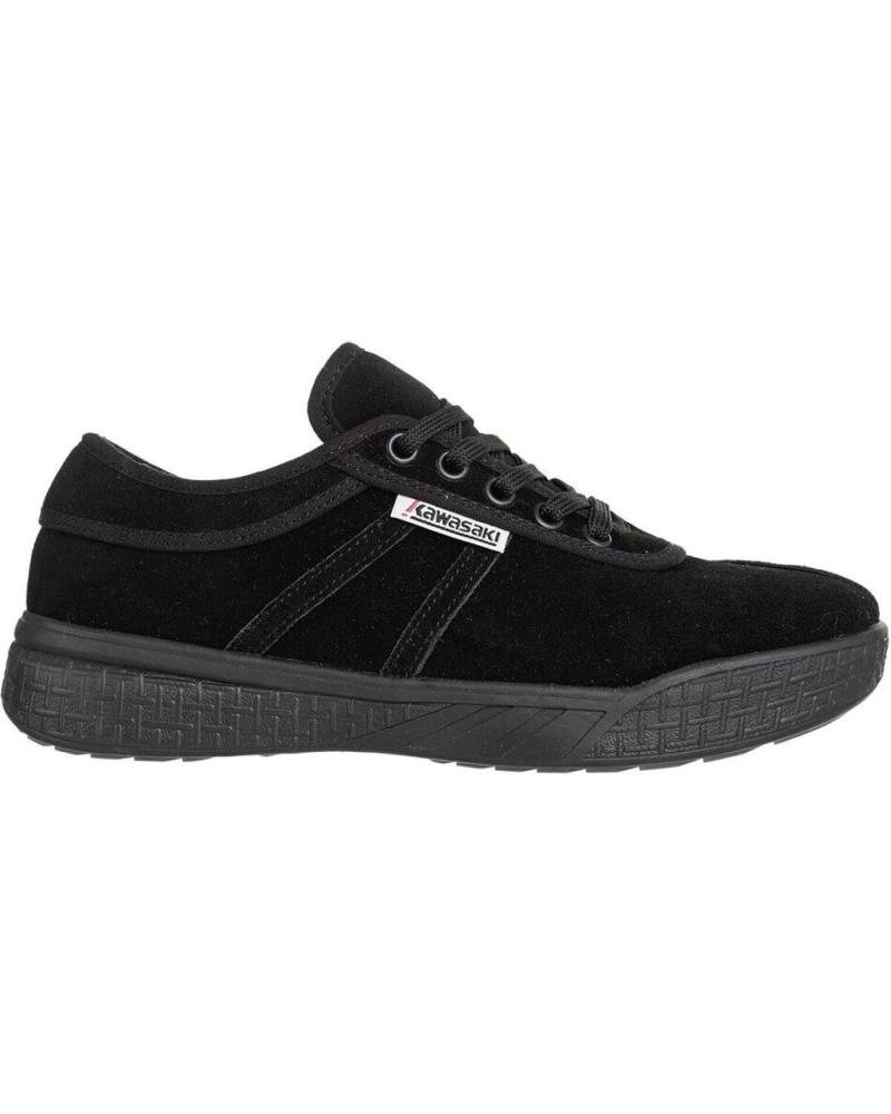 Zapatillas deporte de Mujer y Hombre KAWASAKI LEAP SUEDE SHOE K204414 1001S BLACK SOLID