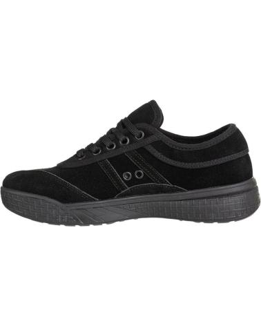 Zapatillas deporte de Mujer y Hombre KAWASAKI LEAP SUEDE SHOE K204414 1001S BLACK SOLID