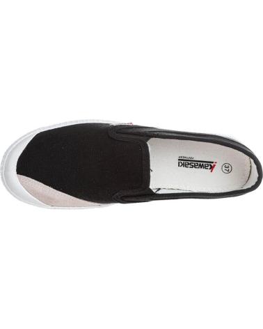 Zapatillas deporte pour Femme et Homme KAWASAKI SLIP ON CANVAS SHOE K212437 1001 BLACK