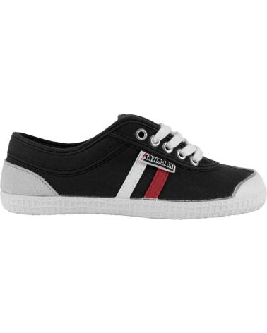 Zapatillas deporte de Mujer y Hombre KAWASAKI RETRO 23 CANVAS SHOE K23 60W14 BLACK RED-WHITE STRIPE