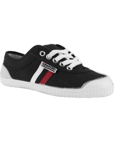 Zapatillas deporte de Mujer y Hombre KAWASAKI RETRO 23 CANVAS SHOE K23 60W14 BLACK RED-WHITE STRIPE