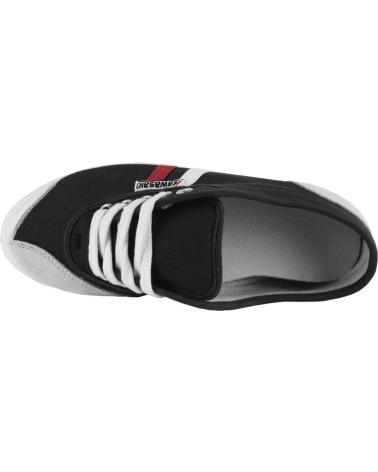Zapatillas deporte de Mujer y Hombre KAWASAKI RETRO 23 CANVAS SHOE K23 60W14 BLACK RED-WHITE STRIPE