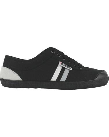 Deportivas de Mujer y Hombre y Niño KAWASAKI RETRO 23 CANVAS SHOE K23 W0260 BLACK STRIPE BLACK OUTSOLE