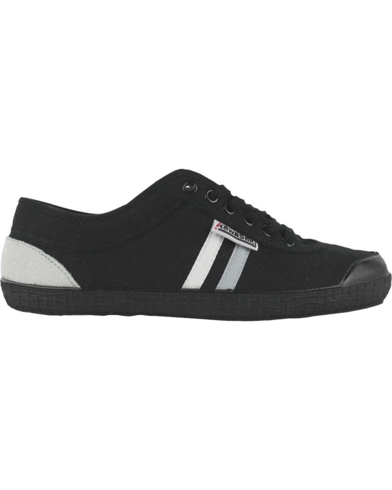 Sportivo per Donna e Uomo e Bambino KAWASAKI RETRO 23 CANVAS SHOE K23 W0260 BLACK STRIPE BLACK OUTSOLE