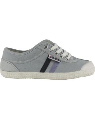 Deportivas de Mujer y Hombre y Niño KAWASAKI RETRO 23 CANVAS SHOE K23 20W MOUSE GREY LGHT PURPLE-PINK