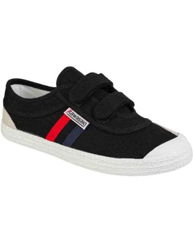 Deportivas de Mujer y Niña y Niño KAWASAKI RETRO SHOE W-VELCRO K204505 1001 BLACK