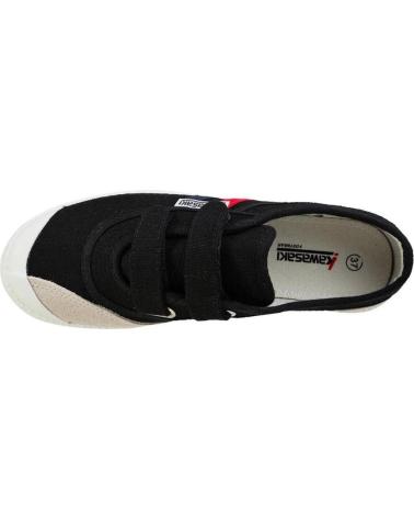 Deportivas de Mujer y Niña y Niño KAWASAKI RETRO SHOE W-VELCRO K204505 1001 BLACK