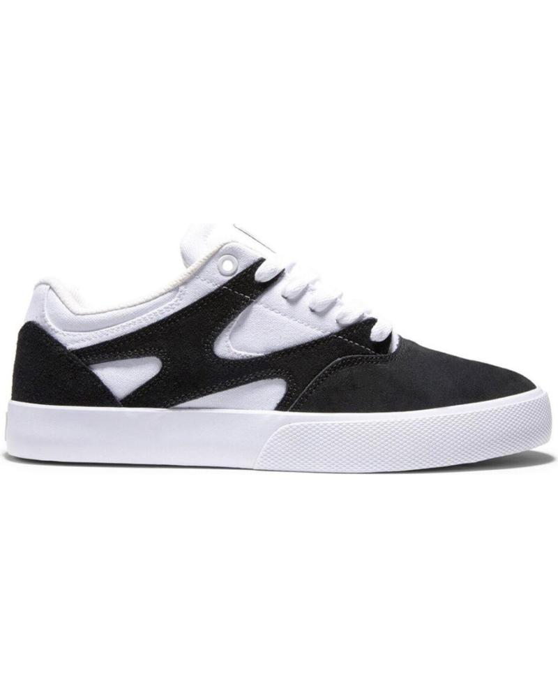 Scarpe sport per Uomo DC SHOES KALIS VULC WHITE-BLACK-BLACK WLK