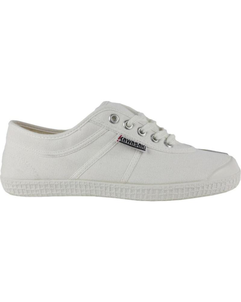Deportivas de Mujer y Hombre y Niña y Niño KAWASAKI BASIC 23 CANVAS SHOE K23B 01 WHITE