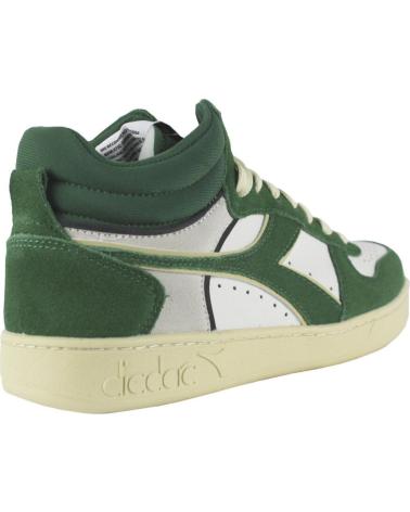 Zapatillas deporte de Hombre DIADORA MAGIC BASKET DEMI CUT SUEDE LEATHER C1912 VERDE-BEIGE