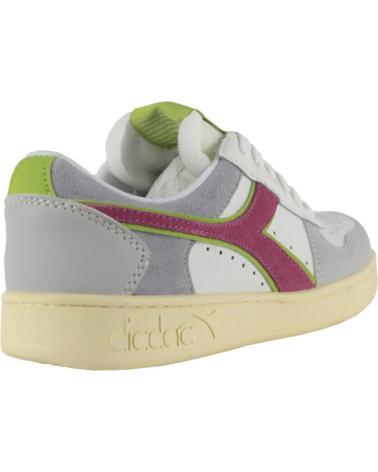 Deportivas de Mujer y Niño DIADORA MAGIC BASKET LOW WM C9736 BLANCO-GRIS