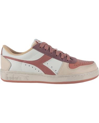 Deportivas de Mujer y Niña DIADORA MAGIC BASKET LOW ICONA WN C9865 CORAL