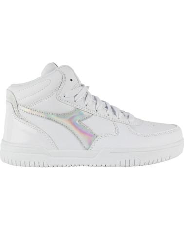 Deportivas de Mujer y Niña DIADORA RAPTOR MID MIRROR WN C9899 BLANCO-PLATA