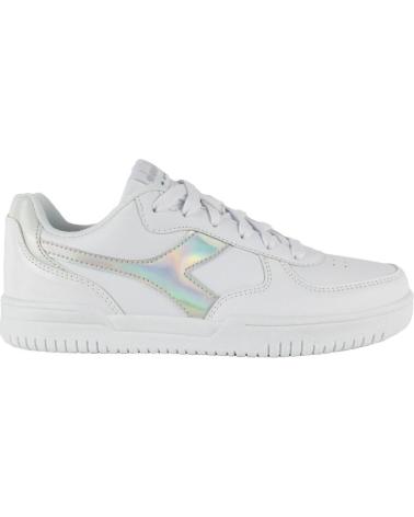 Deportivas de Mujer y Niña DIADORA RAPTOR LOW MIRROR WN C9899 BLANCO-PLATA