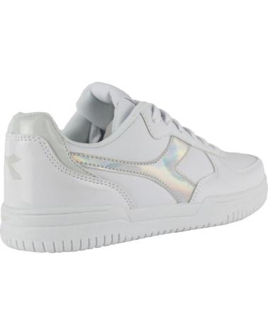 Deportivas de Mujer y Niña DIADORA RAPTOR LOW MIRROR WN C9899 BLANCO-PLATA