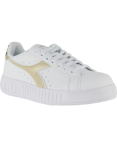 Deportivas de Mujer y Niña DIADORA STEP P DOUBLE SKIN C20006 BLANCO-BEIGE
