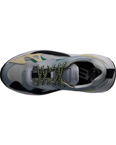 Sapatilhas de Mulher e Homem GEOX T94BUA 08514 T02 C1182 LT GREY-LT YELLOW