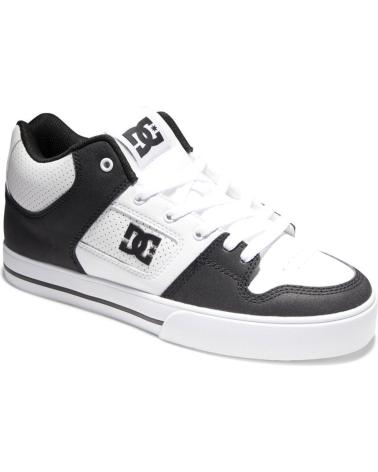 Zapatillas deporte de Hombre DC SHOES PURE MID WHITE-BLACK-WHITE WBI