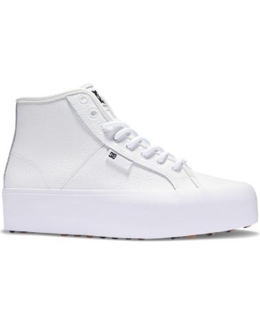Zapatillas deporte de Mujer DC SHOES MANUAL HI WNT WHITE-WHITE WW0