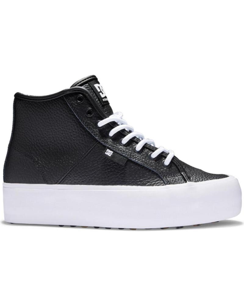 Zapatillas deporte de Mujer DC SHOES MANUAL HI WNT BLACK-WHITE BKW