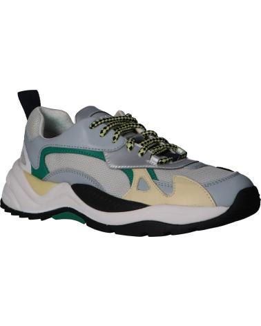Sapatilhas de Mulher e Homem GEOX T94BUA 08514 T02 C1182 LT GREY-LT YELLOW