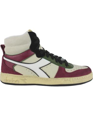 Zapatillas deporte de Hombre DIADORA MAGIC BASKET MID LEGACY 501 179008 01 C9986 CLOUD CREAM-RHUB C9986 CLOUD CREAM-RHUBARB-BLAC