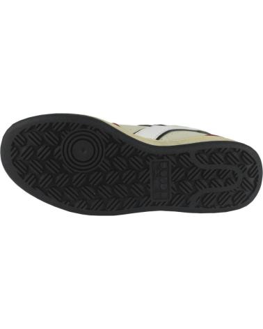 Sapatilhas de Homem DIADORA MAGIC BASKET MID LEGACY 501 179008 01 C9986 CLOUD CREAM-RHUB C9986 CLOUD CREAM-RHUBARB-BLACK