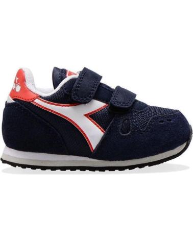 Deportivas de Niña y Niño DIADORA SIMPLE RUN TD C1512 AZUL-ROJO