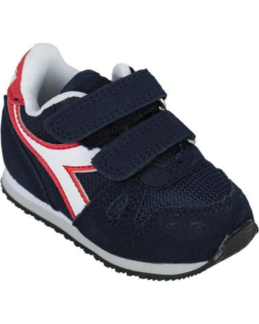 Deportivas de Niña y Niño DIADORA SIMPLE RUN TD C1512 AZUL-ROJO